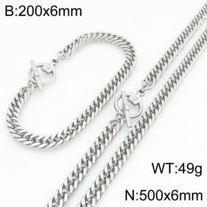 SS Jewelry Set(Most Men) - KS231185-Z