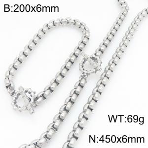 SS Jewelry Set(Most Men) - KS231190-Z
