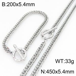SS Jewelry Set(Most Men) - KS231196-Z