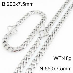 SS Jewelry Set(Most Men) - KS231210-Z
