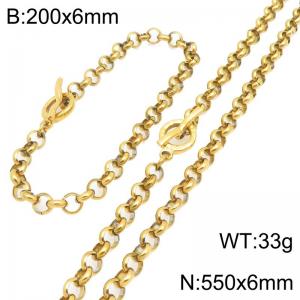 SS Jewelry Set(Most Men) - KS231213-Z