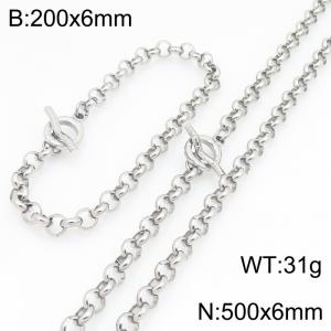 SS Jewelry Set(Most Men) - KS231215-Z