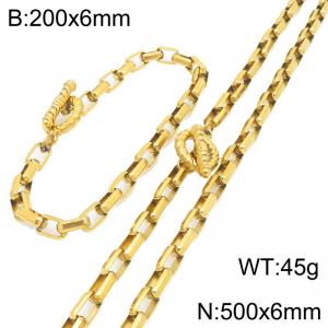 SS Jewelry Set(Most Men) - KS231218-Z