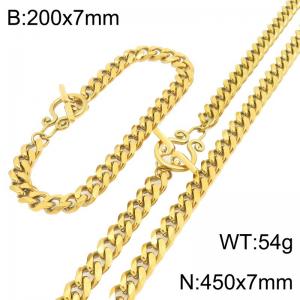 SS Jewelry Set(Most Men) - KS231223-Z