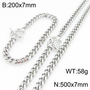SS Jewelry Set(Most Men) - KS231227-Z