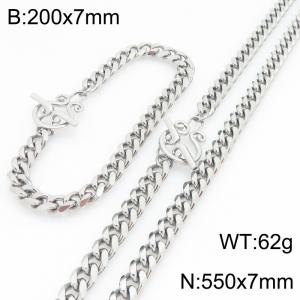 SS Jewelry Set(Most Men) - KS231228-Z