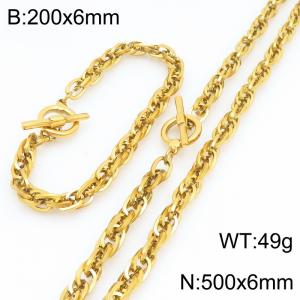 SS Jewelry Set(Most Men) - KS231230-Z