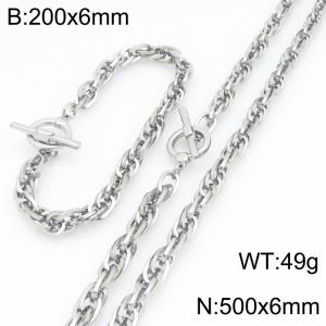 SS Jewelry Set(Most Men) - KS231233-Z