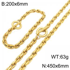 SS Jewelry Set(Most Men) - KS231235-Z