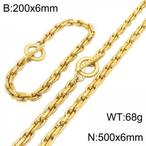 SS Jewelry Set(Most Men) - KS231236-Z
