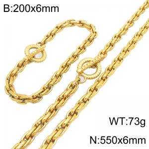 SS Jewelry Set(Most Men) - KS231237-Z