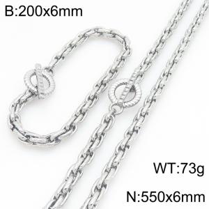 SS Jewelry Set(Most Men) - KS231240-Z