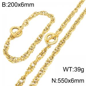 SS Jewelry Set(Most Men) - KS231243-Z