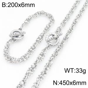 SS Jewelry Set(Most Men) - KS231244-Z