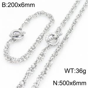 SS Jewelry Set(Most Men) - KS231245-Z