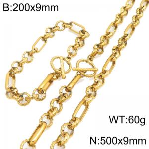 SS Jewelry Set(Most Men) - KS231248-Z