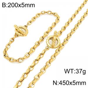 SS Jewelry Set(Most Men) - KS231259-Z