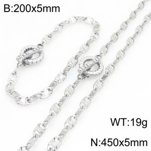 SS Jewelry Set(Most Men) - KS231262-Z