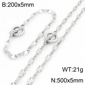 SS Jewelry Set(Most Men) - KS231263-Z