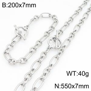 SS Jewelry Set(Most Men) - KS231270-Z