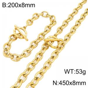 SS Jewelry Set(Most Men) - KS231271-Z