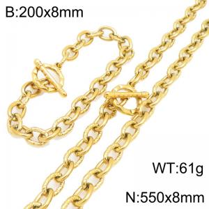 SS Jewelry Set(Most Men) - KS231273-Z