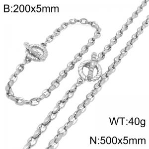 SS Jewelry Set(Most Men) - KS231324-Z