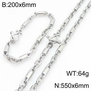 SS Jewelry Set(Most Men) - KS231356-Z