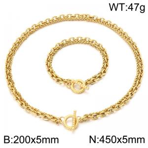 SS Jewelry Set(Most Women) - KS231458-Z
