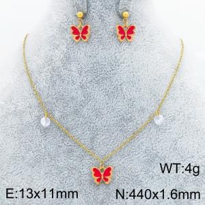 SS Jewelry Set(Most Women) - KS231640-SS
