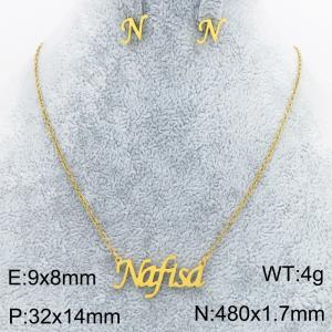 SS Jewelry Set(Most Women) - KS231675-SS