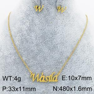 SS Jewelry Set(Most Women) - KS231676-SS