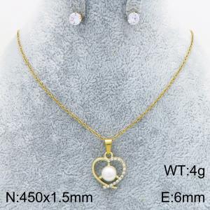 SS Jewelry Set(Most Women) - KS231724-SS