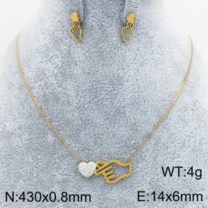 SS Jewelry Set(Most Women) - KS231741-SS