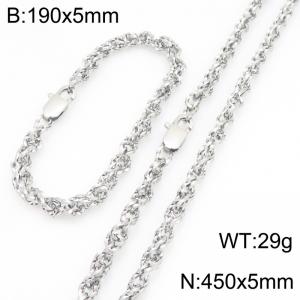 SS Jewelry Set(Most Men) - KS231813-Z
