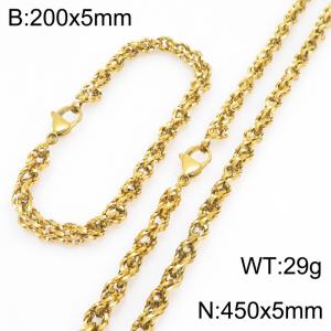SS Jewelry Set(Most Men) - KS231820-Z