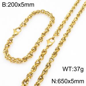 SS Jewelry Set(Most Men) - KS231824-Z