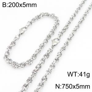 SS Jewelry Set(Most Men) - KS231833-Z
