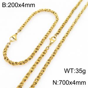 SS Jewelry Set(Most Men) - KS231853-Z