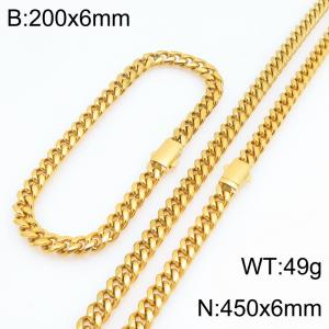 SS Jewelry Set(Most Men) - KS231870-ZLY
