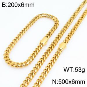SS Jewelry Set(Most Men) - KS231871-ZLY