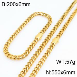 SS Jewelry Set(Most Men) - KS231872-ZLY