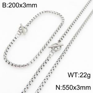 SS Jewelry Set(Most Men) - KS232070-Z