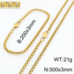 SS Jewelry Set(Most Men) - KS232072-Z