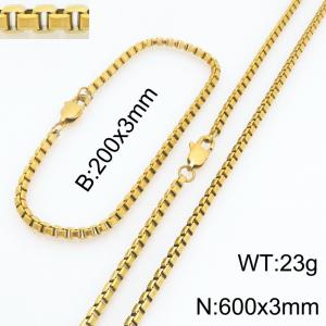 SS Jewelry Set(Most Men) - KS232074-Z