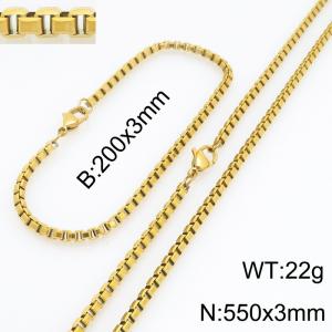 SS Jewelry Set(Most Men) - KS232087-Z