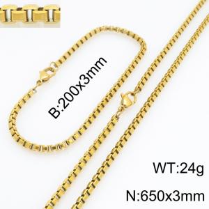 SS Jewelry Set(Most Men) - KS232089-Z