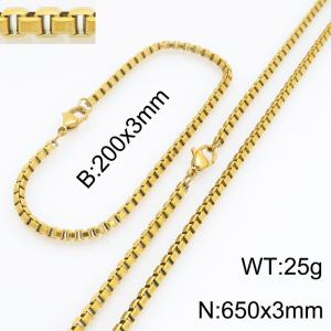 SS Jewelry Set(Most Men) - KS232090-Z