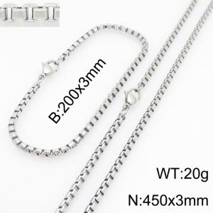 SS Jewelry Set(Most Men) - KS232092-Z
