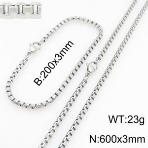 SS Jewelry Set(Most Men) - KS232095-Z
